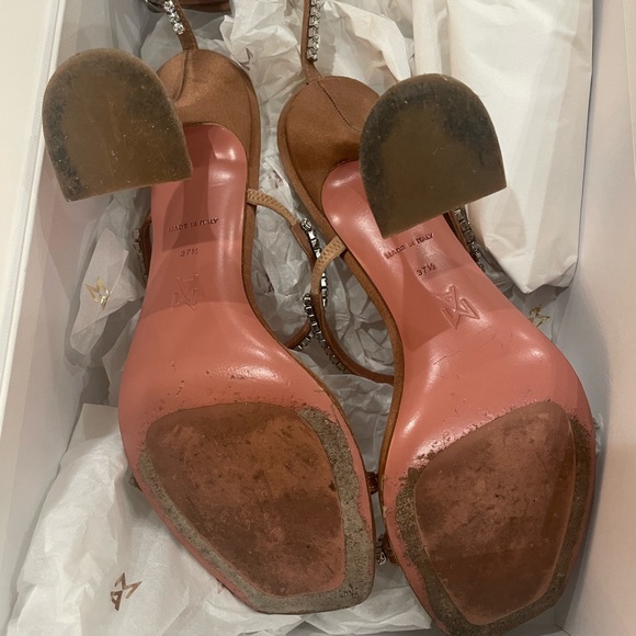 Amina Muaddi Gilda heels, pre-owned, beautiful style - Picture 9 of 10